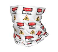 Multifunctional Headwear Danger Man Cooking Sign Bandana Neck Gaiter Printed Wrap Scarf Warm Headwear Riding Unisex Adult Washable