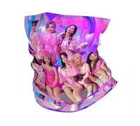 Multifunctional Headwear Fun Kpop Singer Twice Girls Bandana Neck Gaiter Printed Face Scarf Multifunction Balaclava Hiking Fishing Unisex Adult Winter