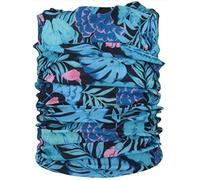 Multifunctional Headwear Neck Scarf Bandana Balaclava Face mask Headband Hairband Tube Gaiter Stretch Snood for Sports Yoga Running Cycling Hiking (Blue Floral)