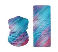 Multifunctional Headwear Neck Scarf Bandana Balaclava Face mask Headband Hairband Tube Gaiter Stretch Snood for Sports Yoga Running Cycling Hiking (Blue Mix)