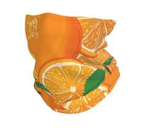 Multifunctional Headwear Orange Fruit Ourdoor Face Balaclavas Neck Gaiter Bandanas Scarf For Men Women Outdoor Sports