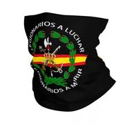 Multifunctional Headwear Spanish Legion Bandana Neck Gaiter for Ski Running Wrap Scarf Spain Coat of Arms Balaclava Warmer Face Scarf Cover
