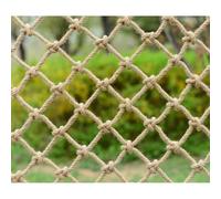 Multifunctional Heavy-Duty Hemp Rope Net for & Pets, Climbing Frame Accessories, Outdoor Playground, Tree House, 1.5m x 3m Cargo Hammock Rope Ladder