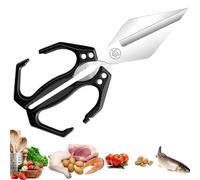 Multifunctional Heavy-Duty Kitchen Shears, 2025 New Heavy Duty Kitchen Scissors for Food with Ergonomic Handle, Sharp Stainless Poultry Scissors for Chicken, Meat (Black)