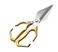 Multifunctional Heavy-Duty Kitchen Shears,3Cr13 Stainless Steel Scissors,Ergonomic Handle,for Chicken,Meat,Seafood,Vegetables and Nuts (Gold)