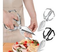 Multifunctional Heavy-Duty Kitchen Shears,Seattle Get Kitchen Scissors,with Handle,High-Carbon Steel Japanese Scissors for Chicken,Meat,Seafood,Bone Cutting