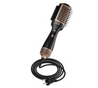 Multifunctional Hot Air Brush with Straightener and Curler for Fast Drying