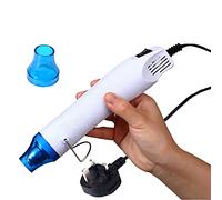 Multifunctional Hot Air Gun, Heat Gun,Precise for Your Work, DIY Craft Embossing, Shrink Wrapping PVC, Drying Paint, Clay, Rubber Stamp, Epoxy Resin, Soldering and Much More with a Single Tool White