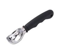 Multifunctional Ice Cream Scoop,Stainless Steel Cream Scoop with Comfortable Handle, Ice Ball Maker,Heavy Duty Watermelon Fruit Baller(Black)