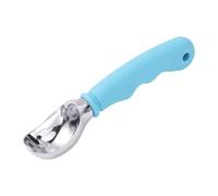 Multifunctional Ice Cream Scoop,Stainless Steel Cream Scoop with Comfortable Handle, Ice Ball Maker,Heavy Duty Watermelon Fruit Baller(Blue)