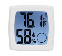 Multifunctional Indoor Thermometer Thermo Hygrometer, Digital Hygrometer with Air Inlet Sensing Design, Accurate Temperature and Humidity Meter for Home Office Greenhouse