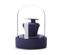 Multifunctional Jewelry Showcase Rack with Clear Glass Cover Stylish Rings Necklaces Earrings Display Props Jewelers Essential