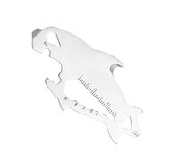Multifunctional Keychain Tool, with Heavy Duty Build, 7.5x3.9x0.25cm, Portable Stainless Steel Key Tool, Hiking Keychain Gadget, Compact and Practical, for Home, Fishing, Camping, Hiking, Climbing