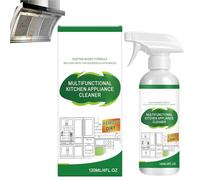 Multifunctional Kitchen Appliance Cleaner 120ml, All Purpose Degreaser, Electrolyzed Ion Kitchen Cleaner Spray for Oven, Stove Top, Stainless Steel(White)