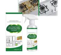 Multifunctional Kitchen Appliance Cleaner,120ml Kitchen Cleaners Spray,Powerful Grease Stain Removal,Gentle on Surfaces,Degreaser Cleaner for Stove, Oven, Microwave & Stainless Steel