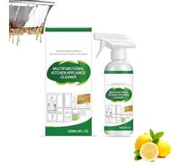 Multifunctional Kitchen Appliance Cleaner 120ml, Multi-Purpose Heavy Duty Degreaser, Deep Kitchen Cleaning Spray For Range Hoods And Stovetops Oil, Household Oil Stain Remover Spray (1)