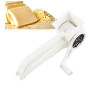 Multifunctional Kitchen Appliances - Stainless Steel Rotary Grater with Handle | Grating Manual Grater with Handle for Cheese, Chocolate, Ginger
