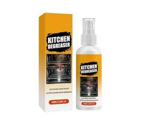 Multifunctional Kitchen Degreaser Spray 100ml, Fast Acting Heavy Duty Strong Grease Cleaner for Grill & Oven, Bbq Grill Cleaner for Outdoor Grills, Baked-on Grease & Oil, Ovens, Stovetops