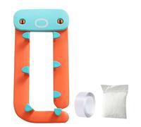 Multifunctional Kitchen Drainer Strainer - Foldable Triangle Design with 50 Mesh for Efficient Filtration - Ideal for and Food Preparation (Orange, One Size)