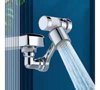 Multifunctional Kitchen Faucet Filter Extension, 1080° Rotatable Faucet Aerator with Filter, Splash Proof Water Saving Faucet Mechanical Arm for Kitchen Sink, Universal Fit