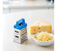 Multifunctional Kitchen Grater Shaver for Cheese Vegetables Fruits with Stainless Steel Ergonomic Handle Easy Cleaning Dishwasher 061233
