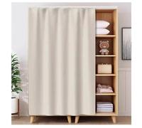 Multifunctional Kitchen Window Curtains Space Saving Small Window Blinds Perfect for Shoe Storage & Bookshelves 100 x 140 cm (L x H) Stylish & Practical Design