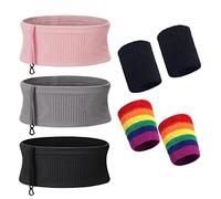 Multifunctional Knit Breathable Concealed Waist Bag, Large Capacity Adjustable Running Belt, Universal Running Belt for Running and Outdoor for Running and Outdoor for Women and Men, 3Pcs-A, M, Sport