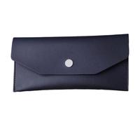 Multifunctional Leather Wallet Cash Envelope Business Card Organiser Case Money Holder for Women Men Office and Travel Card Holder, Black