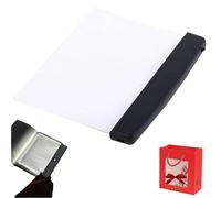 Multifunctional LED Flat-Panel Night Vision Reading Lamp, Reading in Bed at Night Booklights, Clear Book Full Page Light, for All People Night Reading (Black)