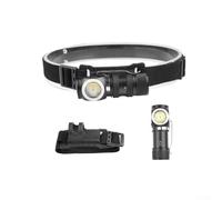 Multifunctional Lightweight Headlamp Magnetic Pen Clip,600 Lumens Bright LED Headlamp 3 Lighting Modes Including Strobe,For Outdoor Camping Work