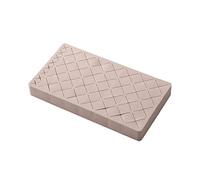 Multifunctional Lipstick Organizer Stand 36 Slots - ABS Silicone Material - Tidy your Vanity with Washable Design - Gift for Makeup Lovers - 8.62x4.72x0. - light pink