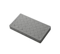 Multifunctional Lipstick Organizer Stand 36 Slots - ABS Silicone Material - Tidy your Vanity with Washable Design - Gift for Makeup Lovers - 8.62x4.72x0. - grey