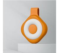 Multifunctional Magnetic Flashlight Outdoor Strong Light Mini Keychain Rechargeable Flashlight Work LED Lighting Fill Light (Orange)