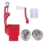 Multifunctional Manual Hand Crank Cheese Grater, Vegetable and Nuts Grinder, Aluminum Alloy Food Grinder with Slicing Tool for Walnuts and Hard Ingredients
