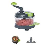 Multifunctional Manual Meat Grinder Vegetable Choppers Food Processor for Efficient Kitchen Preps with 402 Steel Multifunctional Kitchen Food Processor