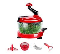 Multifunctional Manual Meat Grinder Vegetable Choppers Food Processor for Efficient Kitchen Preps with 402 Steel Multifunctional Kitchen Food Processor