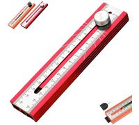 Multifunctional Marking Level Ruler, Adjustable Positioning Marking Protractor Tool, All-in-One Aluminum Alloy Spirit Level & Angle Finder for Builders, DIY & Crafts (Aluminum Alloy)