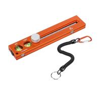 Multifunctional Marking Level Ruler, Aluminium Alloy Spirit Level & Depth Gauge, Sliding Scribing Magnetic Marking Ruler Tool with for Woodworking, Carpentry, Builders and DIY,Imperial System