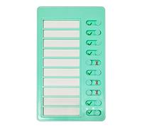 Multifunctional Memo Board Wall Hanging Daily Task Checklist Reusable Checklist Board Home Office School Wall Pad Cute for Women Men Work