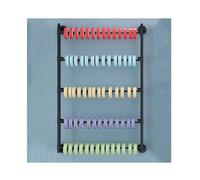 Multifunctional Metal Towel Rack, Silk Scarf nizer for Home & Retail, Black 80x90cm, Ideal for Storing Towels, Accessories, and Clothing.