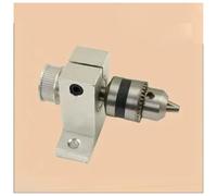 Multifunctional Micro Lathe Woodworking Beads Machine 895 Motor Power Tool Accessories Four-Jaw Chuck(Bracket with Pulley)