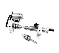 Multifunctional Micro Lathe Woodworking Beads Machine Four-jaw Chuck Spindle Ball Bead Machine Lathe Accessories(Set-1)
