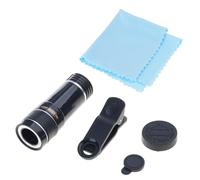 Multifunctional Mobile Camera Lens with Clip for Phone Stable Long Ranges Photographing Travel Hiking Observation Gear Adjustable Phone Mount Telephoto Lens