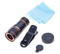 Multifunctional Mobile Camera Lens with Clip for Phone Stable Long Ranges Photographing Travel Hiking Observation Gear Adjustable Phone Mount Telephoto Lens