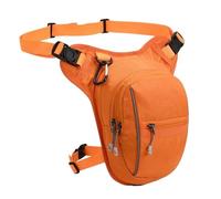 Multifunctional Motorcycle Tail Bag Motorcycle Drop Waist Leg Bag Thigh Belt Hip Bum Waterproof Cell Mobile Phone Purse Fanny Pack Bags Waterproof(Orange)