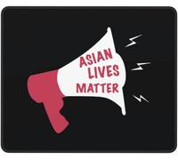 Multifunctional Mouse Pad, Asian Lives Matter Speaker, Comfortable Office Mousepad, Desk Mats, 25X30cm, Work, Studying, Office