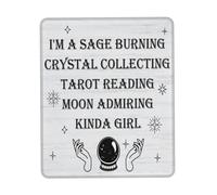 Multifunctional Mouse Pad, It's A Sage Burning Crystal Collecting Tarot Reading Moon Mouse Mat Comfortable Keyboard Pad 25X30cm for Home PC Laptop