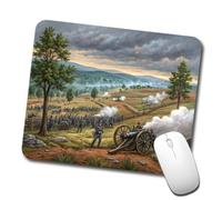 Multifunctional Mouse Pad The Civil War Gettysburg Mouse Mat Keyboard Pad 25x30cm for Work,Typing,Studying