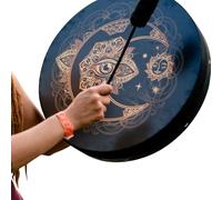 Multifunctional Music - Drums Medicine Instrument Gift Soul Gift Chamanics Handmade Bongo | Vegan Shamanic Instruments, Sound Healing Tool, Tuning Membrane Woman Frame