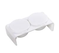 Multifunctional Nail Art Brush Holder and Double Hole Easy to Clean Plastic Cup Nail Art Accessories Salon